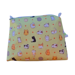 Necessaire Gatos - Amarelo